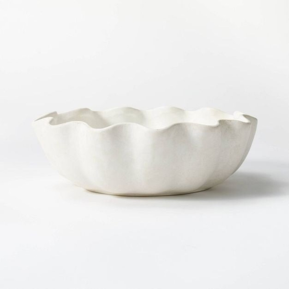 Scalloped Bowl, White - Threshold Studio McGee, Target 2022